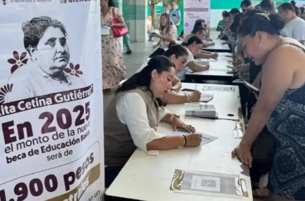 Dan fecha de registro a beca Rita Cetina para estudiantes de primaria y secundaria