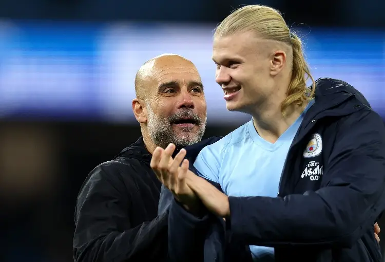 Haaland al nivel de Messi y Cristiano, asegura Guardiola