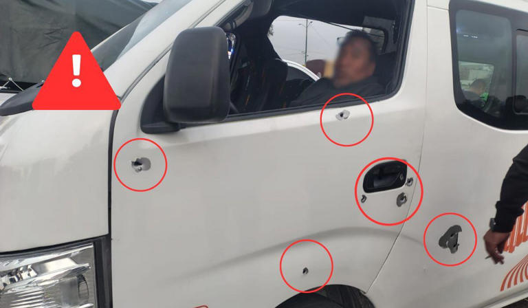Chofer baleado en la México-Pachuca conduce herido hasta CDMX para salvar su vida